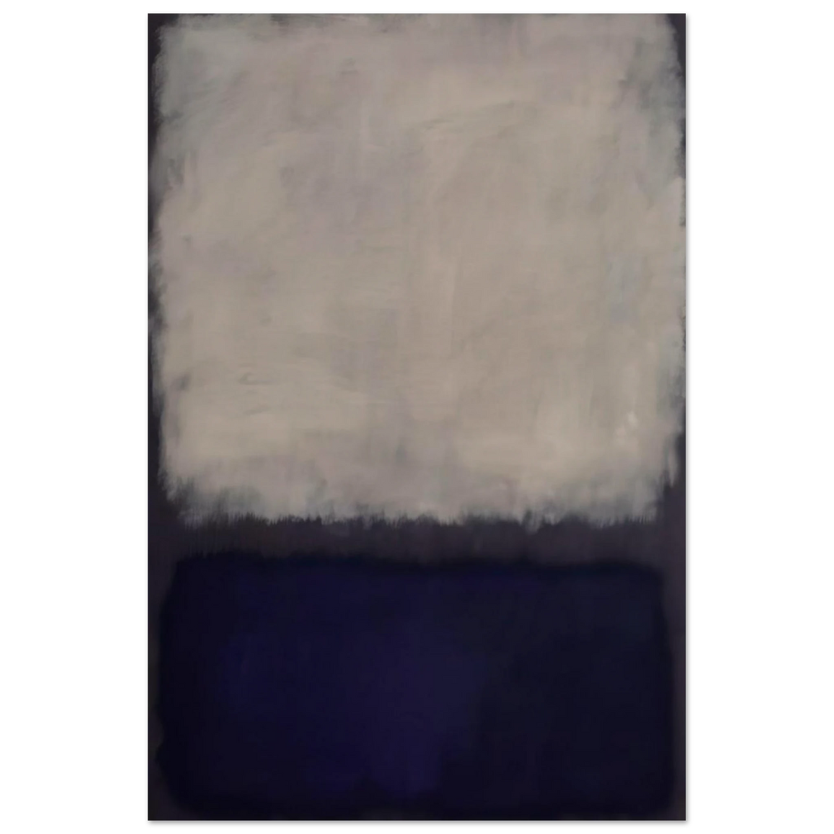 Blue and gray - 1962 Poster | Mark Rothko Poster | Rothko Prints