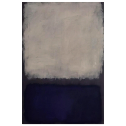 Blue and gray - 1962 Poster | Mark Rothko Poster | Rothko Prints