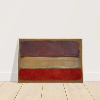 Untitled Purple, White, and Red - 1953 Framed Poster | Mark Rothko Framed Prints Wall Art | Rothko Prints
