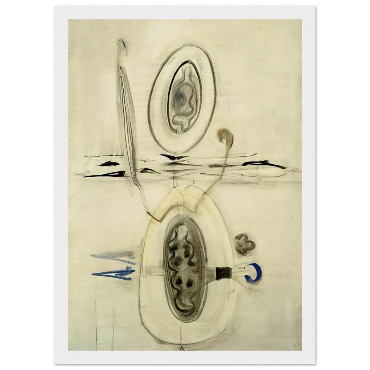 Untitled - 1940 Framed Poster | Mark Rothko Framed Prints Wall Art | Rothko Prints
