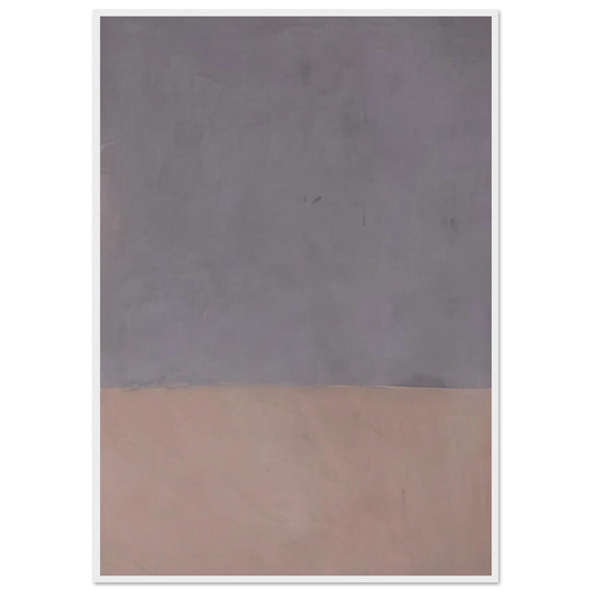 Untitled Gray and Mauve - 1969 Framed Poster | Mark Rothko Framed Prints Wall Art | Rothko Prints