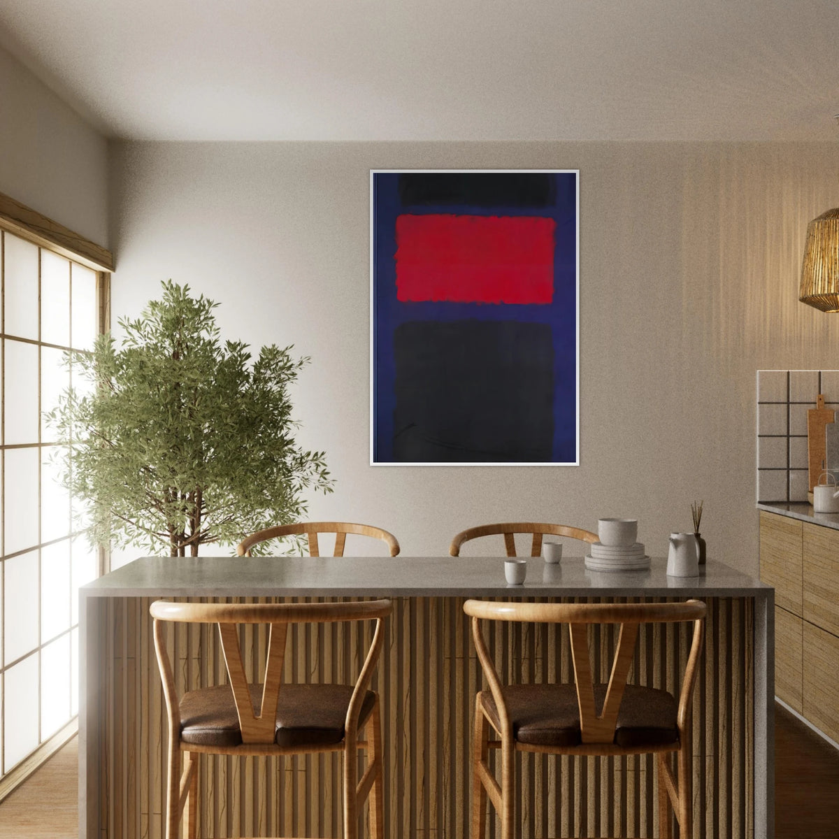 Cubierta - 1960 Framed Poster | Mark Rothko Framed Prints Wall Art | Rothko Prints