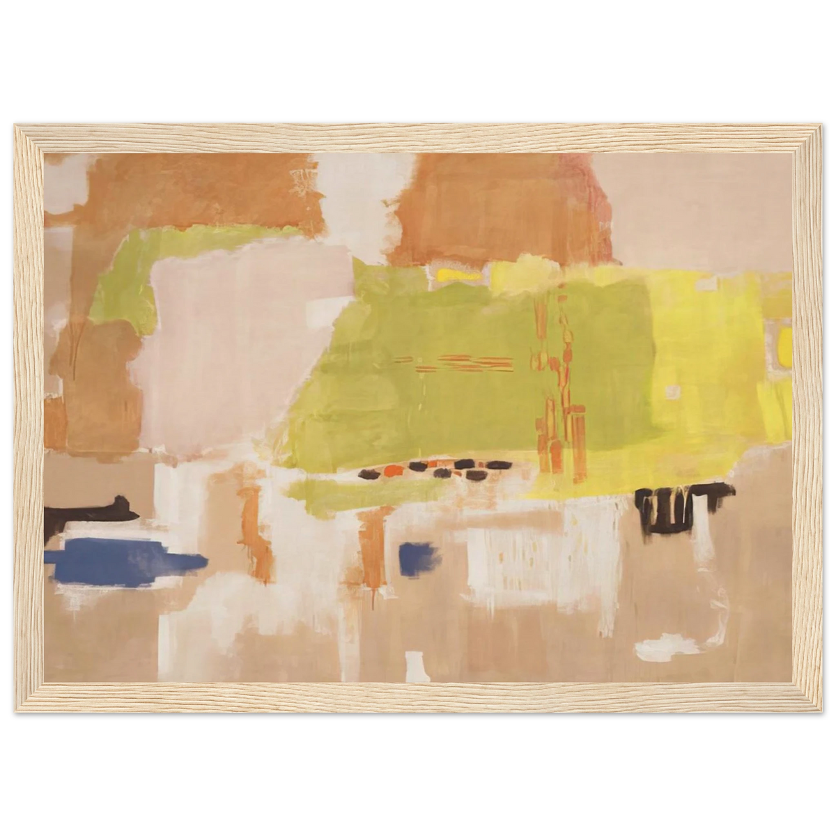 No.1 Untitled - 1948 Framed Poster | Mark Rothko Framed Prints Wall Art | Rothko Prints