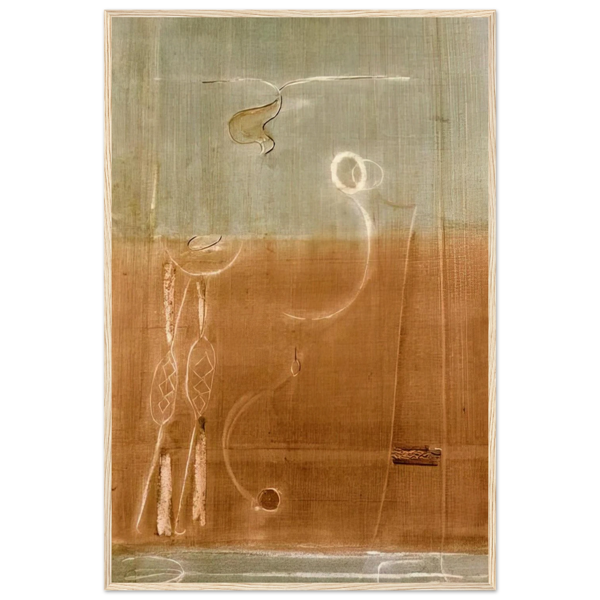 Aubade - 1944 Framed Poster | Mark Rothko Framed Prints Wall Art | Rothko Prints