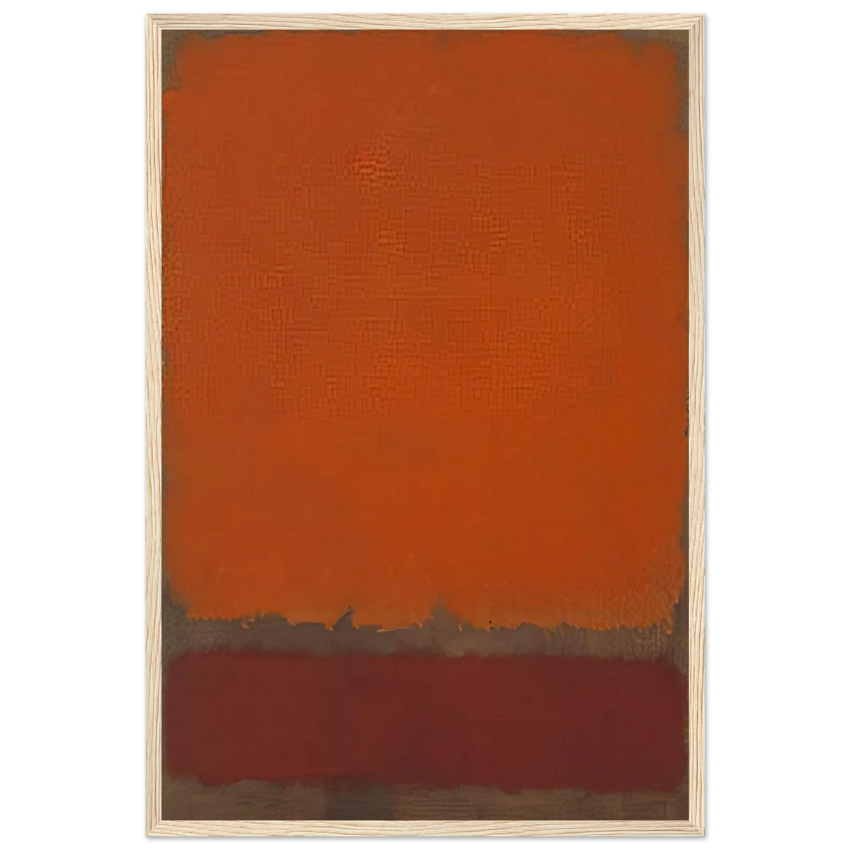 Ochre and Red on Red - 1962 Framed Poster | Mark Rothko Framed Prints Wall Art | Rothko Prints