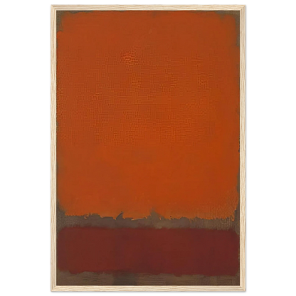 Ochre and Red on Red - 1962 Framed Poster | Mark Rothko Framed Prints Wall Art | Rothko Prints