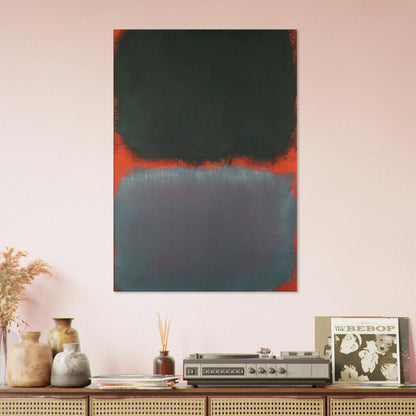 Untitled Gray, Gray on Red - 1968 Canvas | Mark Rothko Canvas | Rothko Prints