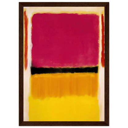 Violet, Black, Orange, Yellow on White and Red - 1949 Framed Poster | Mark Rothko Framed Prints Wall Art | Rothko Prints