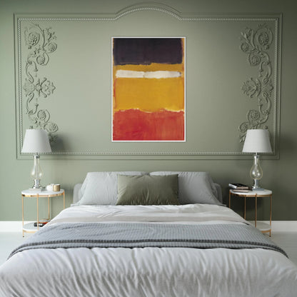 Number 24 Untitled - 1951 Framed Poster | Mark Rothko Framed Prints Wall Art | Rothko Prints