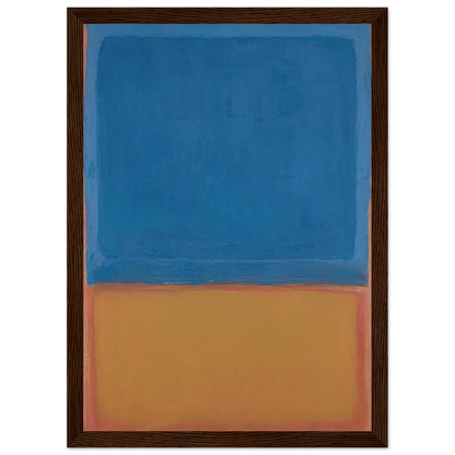 Untitled Red, Blue, Orange - 1955 Framed Poster | Mark Rothko Framed Prints Wall Art | Rothko Prints