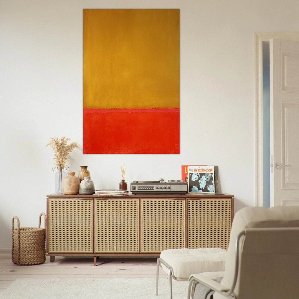 Ochre and Red on Red - 1954 Poster | Mark Rothko Poster | Rothko Prints