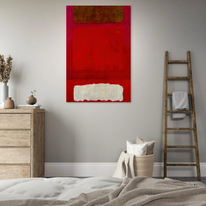 No. 16 Red, White, and Brown - 1957 Poster | Mark Rothko Poster | Rothko Prints