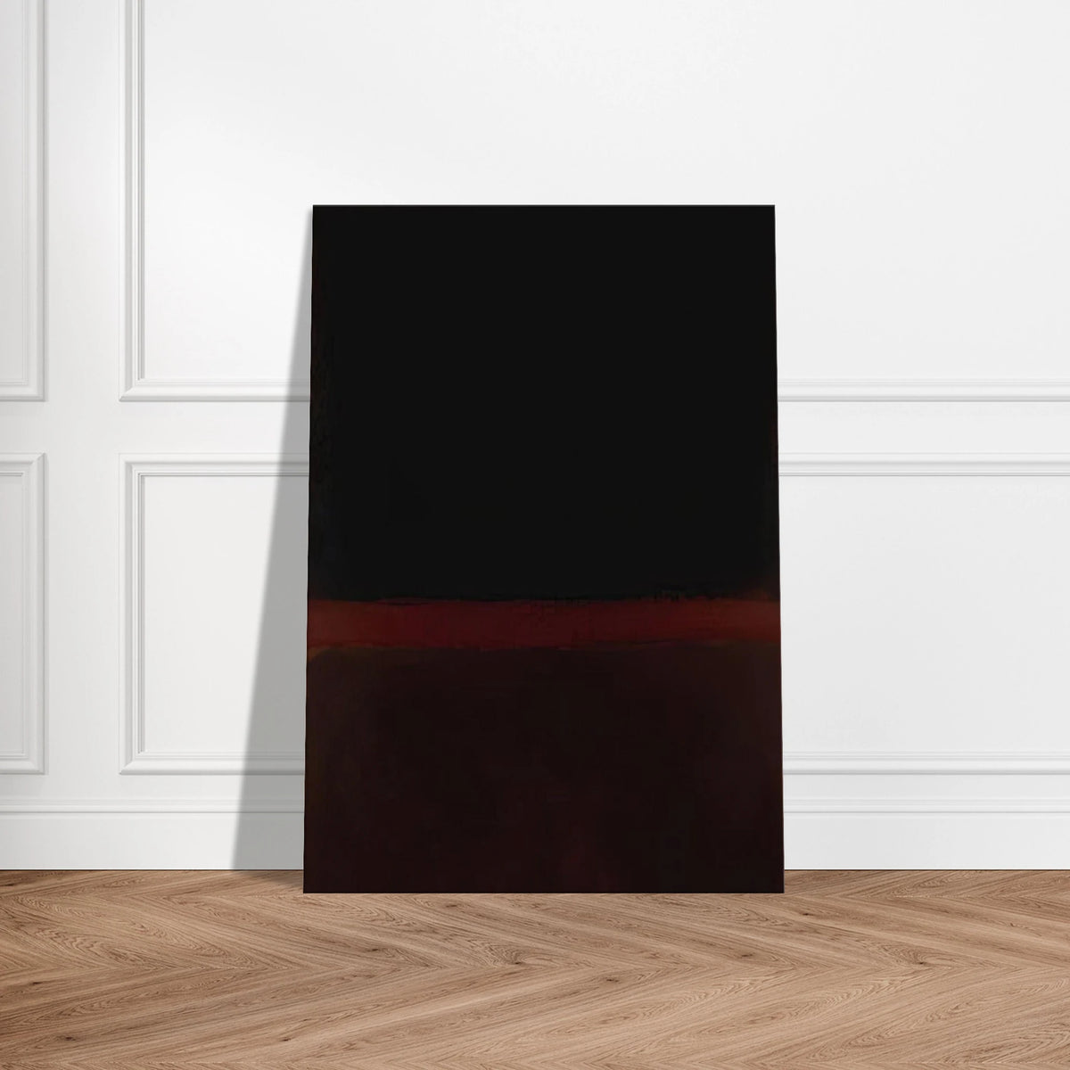 Black on Dark Sienna on Purple - 1960 Canvas | Mark Rothko Canvas | Rothko Prints