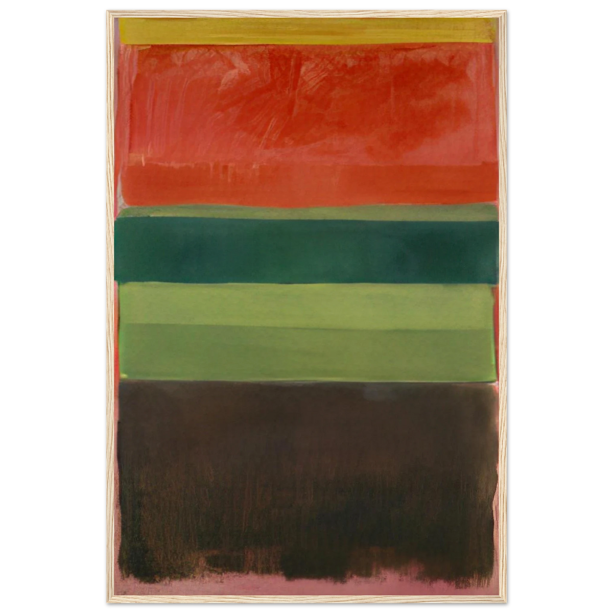 Untitled - 1949 Framed Poster | Mark Rothko Framed Prints Wall Art | Rothko Prints