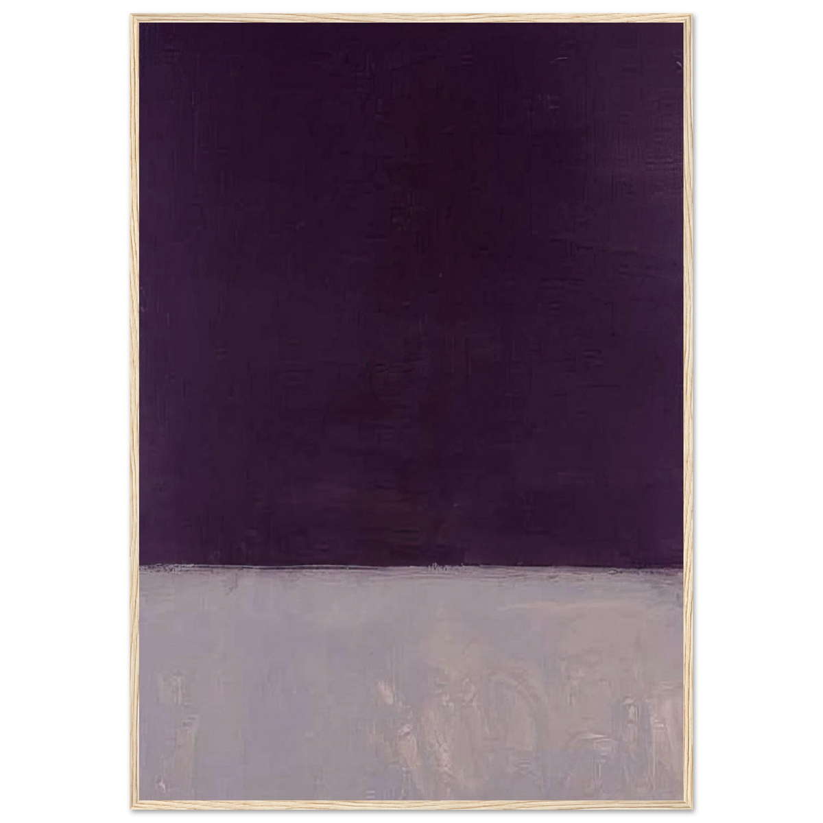 Untitled Black and Gray - 1970 Framed Poster | Mark Rothko Framed Prints Wall Art | Rothko Prints