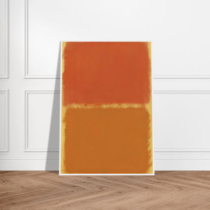 Orange, Red, Orange - 1961 Framed Poster | Mark Rothko Framed Prints Wall Art | Rothko Prints