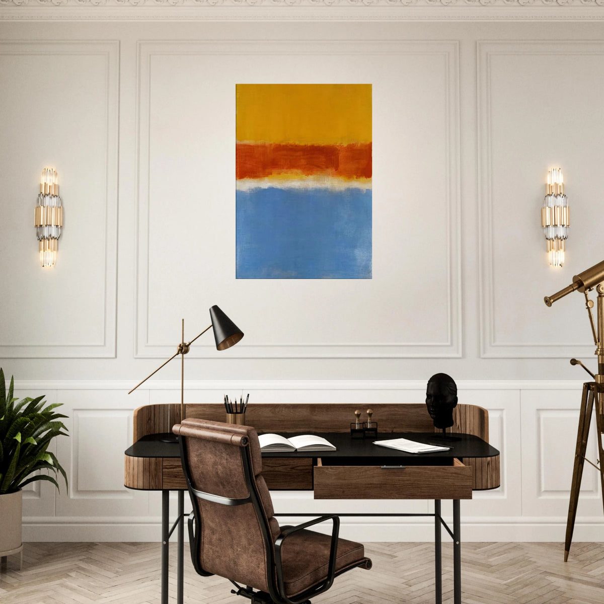 Untitled Yellow, Red and Blue - 1953 Canvas | Mark Rothko Canvas | Rothko Prints