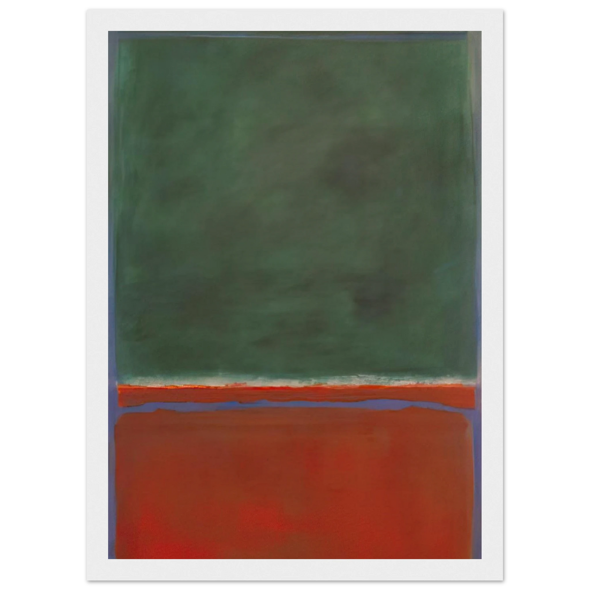 Green and Maroon - 1953 Framed Poster | Mark Rothko Framed Prints Wall Art | Rothko Prints