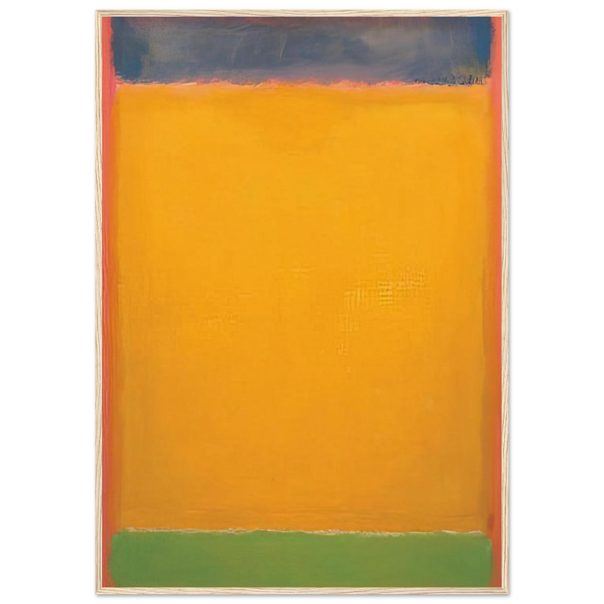 United Blue, Yellow, Green on Red - 1954 Framed Poster | Mark Rothko Framed Prints Wall Art | Rothko Prints