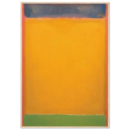 United Blue, Yellow, Green on Red - 1954 Framed Poster | Mark Rothko Framed Prints Wall Art | Rothko Prints