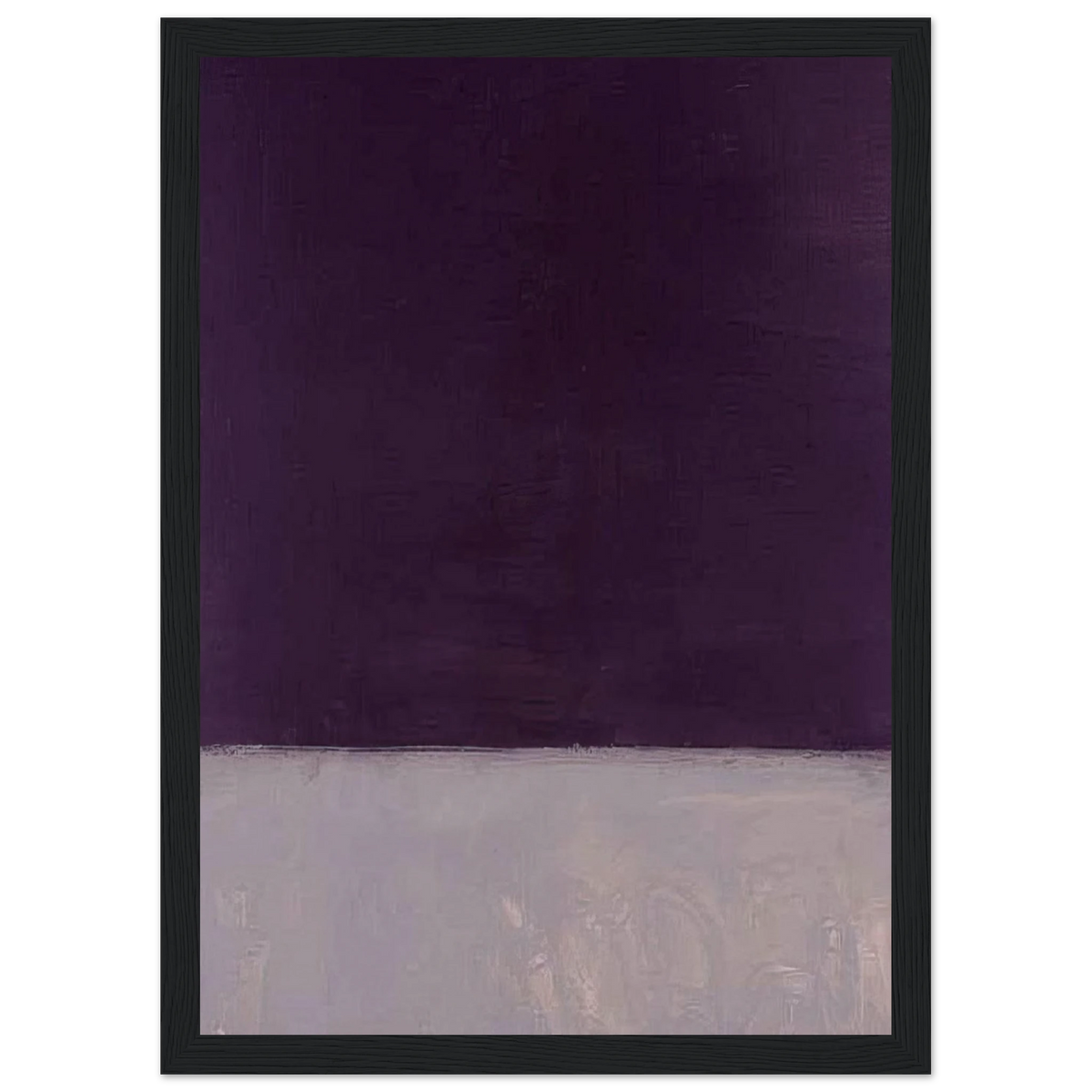Untitled Black and Gray - 1970 Framed Poster | Mark Rothko Framed Prints Wall Art | Rothko Prints