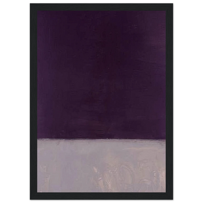 Untitled Black and Gray - 1970 Framed Poster | Mark Rothko Framed Prints Wall Art | Rothko Prints