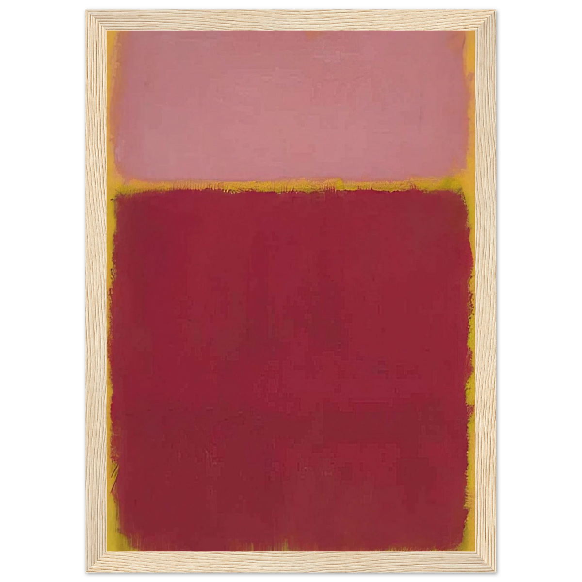 Untitled No. 17 - 1961 Framed Poster | Mark Rothko Framed Prints Wall Art | Rothko Prints
