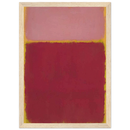 Untitled No. 17 - 1961 Framed Poster | Mark Rothko Framed Prints Wall Art | Rothko Prints