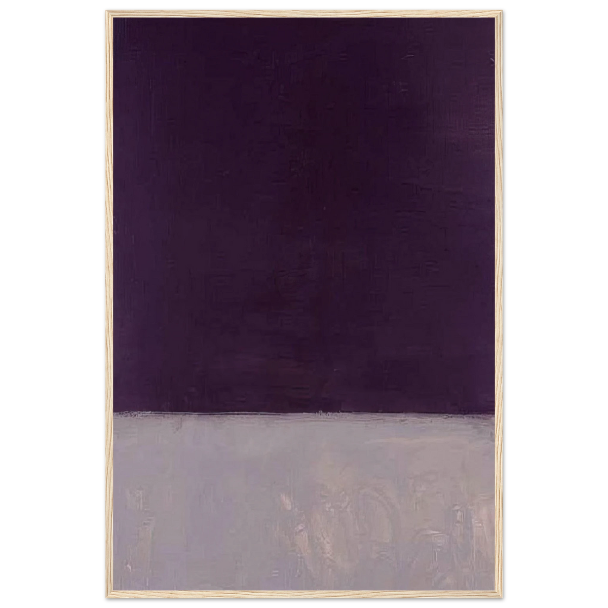 Untitled Black and Gray - 1970 Framed Poster | Mark Rothko Framed Prints Wall Art | Rothko Prints