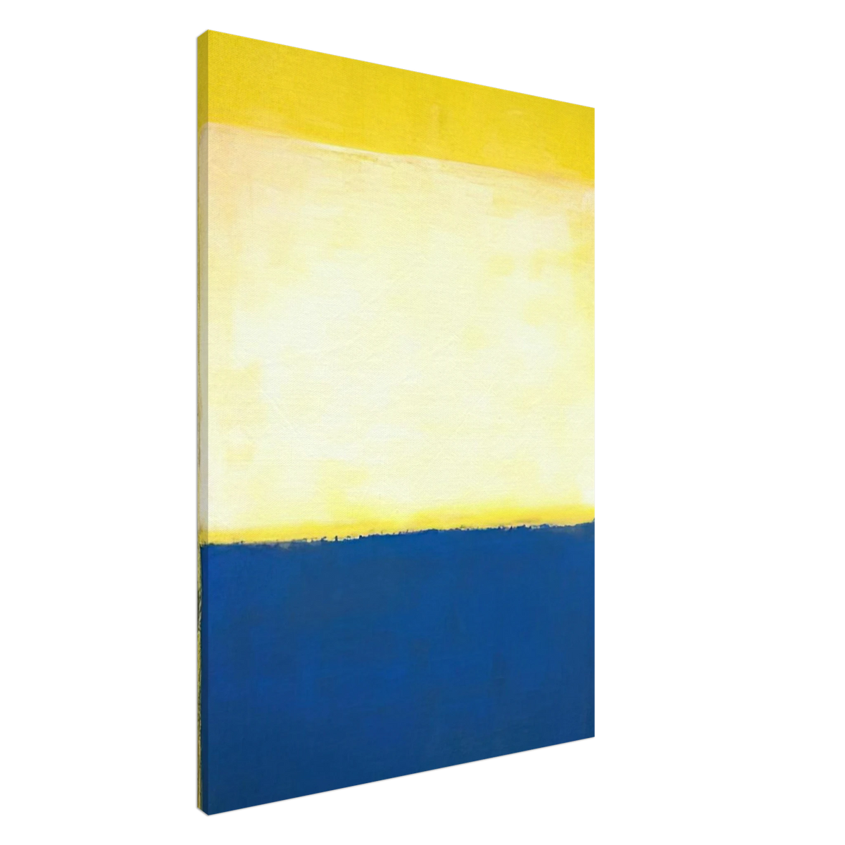 No. 6 Yellow, White, Blue Over Yellow on Gray - 1954 Canvas | Mark Rothko Canvas | Rothko Prints