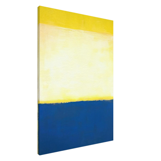 No. 6 Yellow, White, Blue Over Yellow on Gray - 1954 Canvas | Mark Rothko Canvas | Rothko Prints