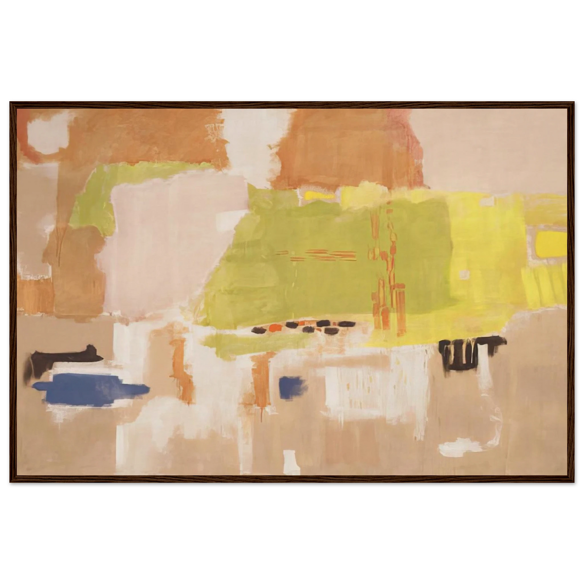 No.1 Untitled - 1948 Framed Poster | Mark Rothko Framed Prints Wall Art | Rothko Prints