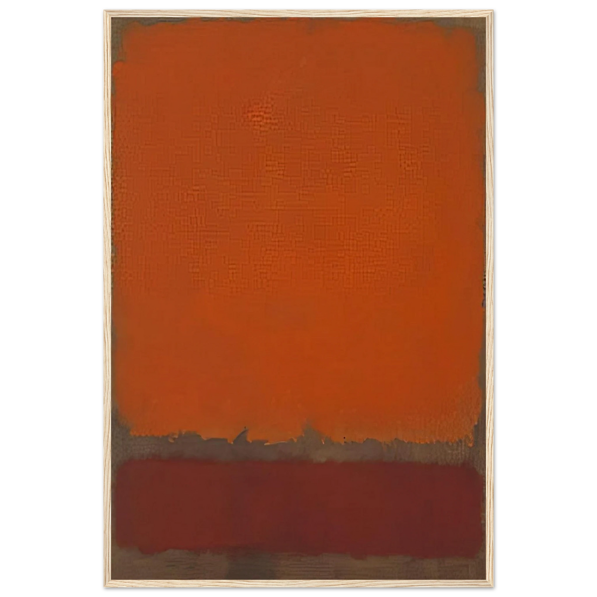 Ochre and Red on Red - 1962 Framed Poster | Mark Rothko Framed Prints Wall Art | Rothko Prints