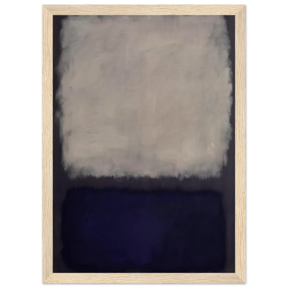 Blue and gray - 1962 Framed Poster | Mark Rothko Framed Prints Wall Art | Rothko Prints