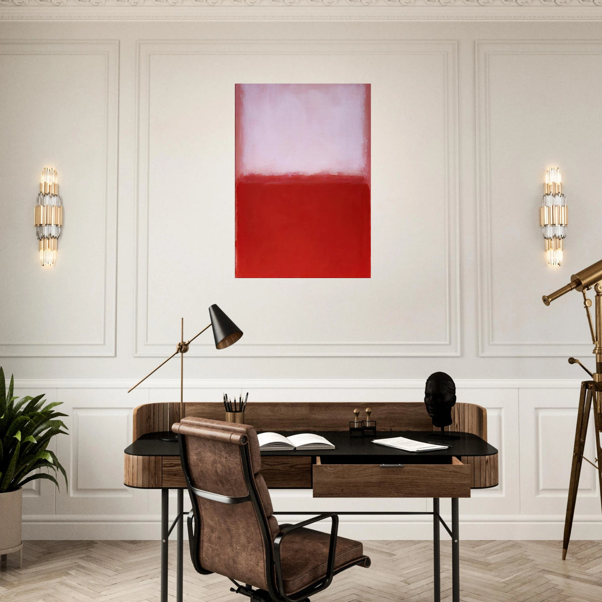 White Over Red - 1957 Canvas | Mark Rothko Canvas | Rothko Prints