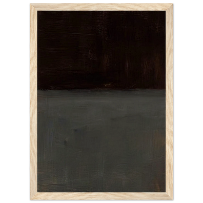 Untitled brown and gray - 1969 Framed Poster | Mark Rothko Framed Prints Wall Art | Rothko Prints