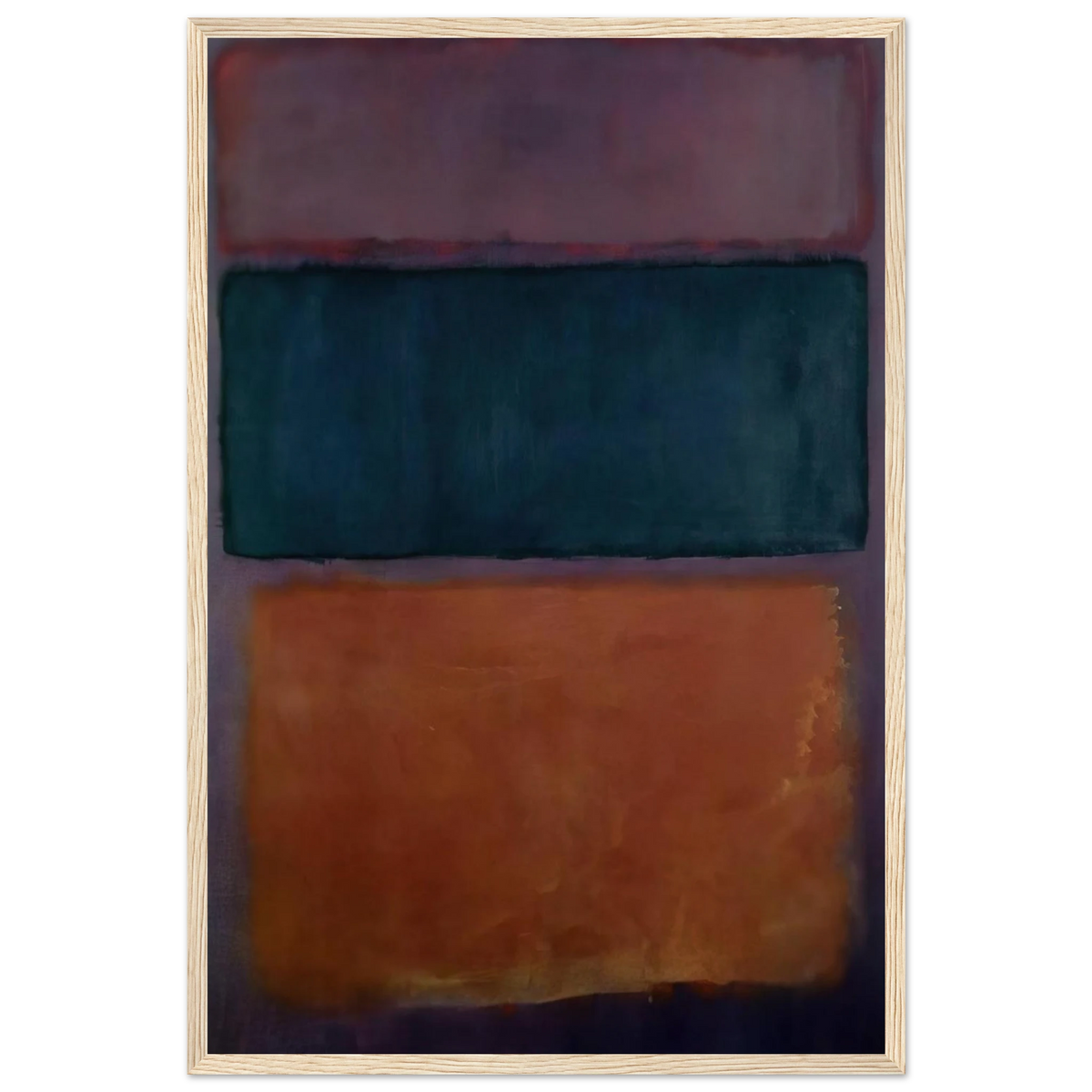 Untitled - 1963 Framed Poster | Mark Rothko Framed Prints Wall Art | Rothko Prints