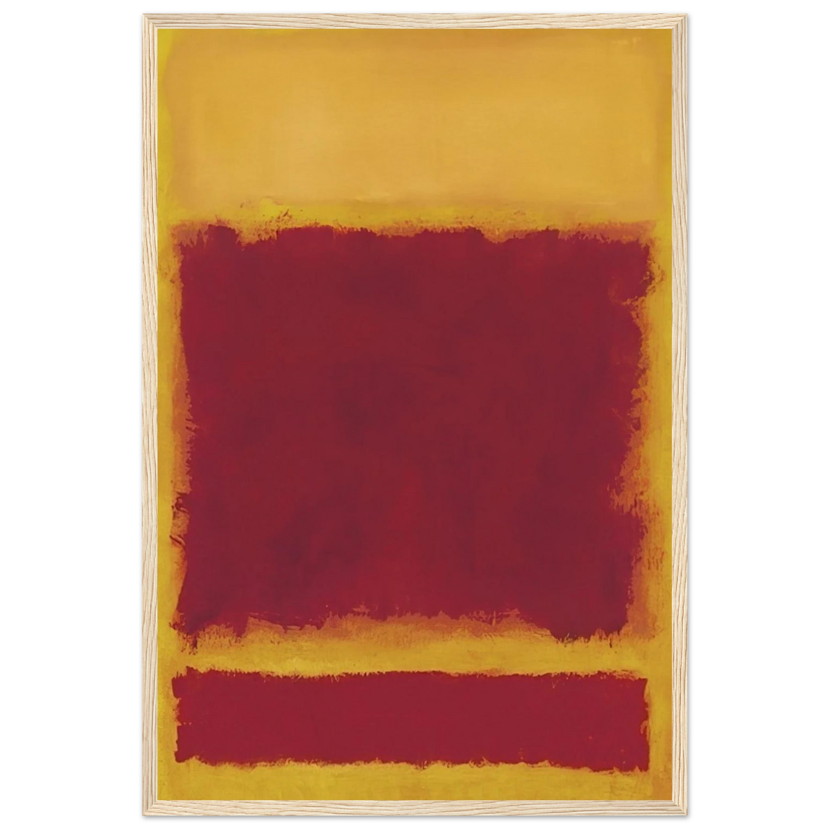Composition - 1958 Framed Poster | Mark Rothko Framed Prints Wall Art | Rothko Prints