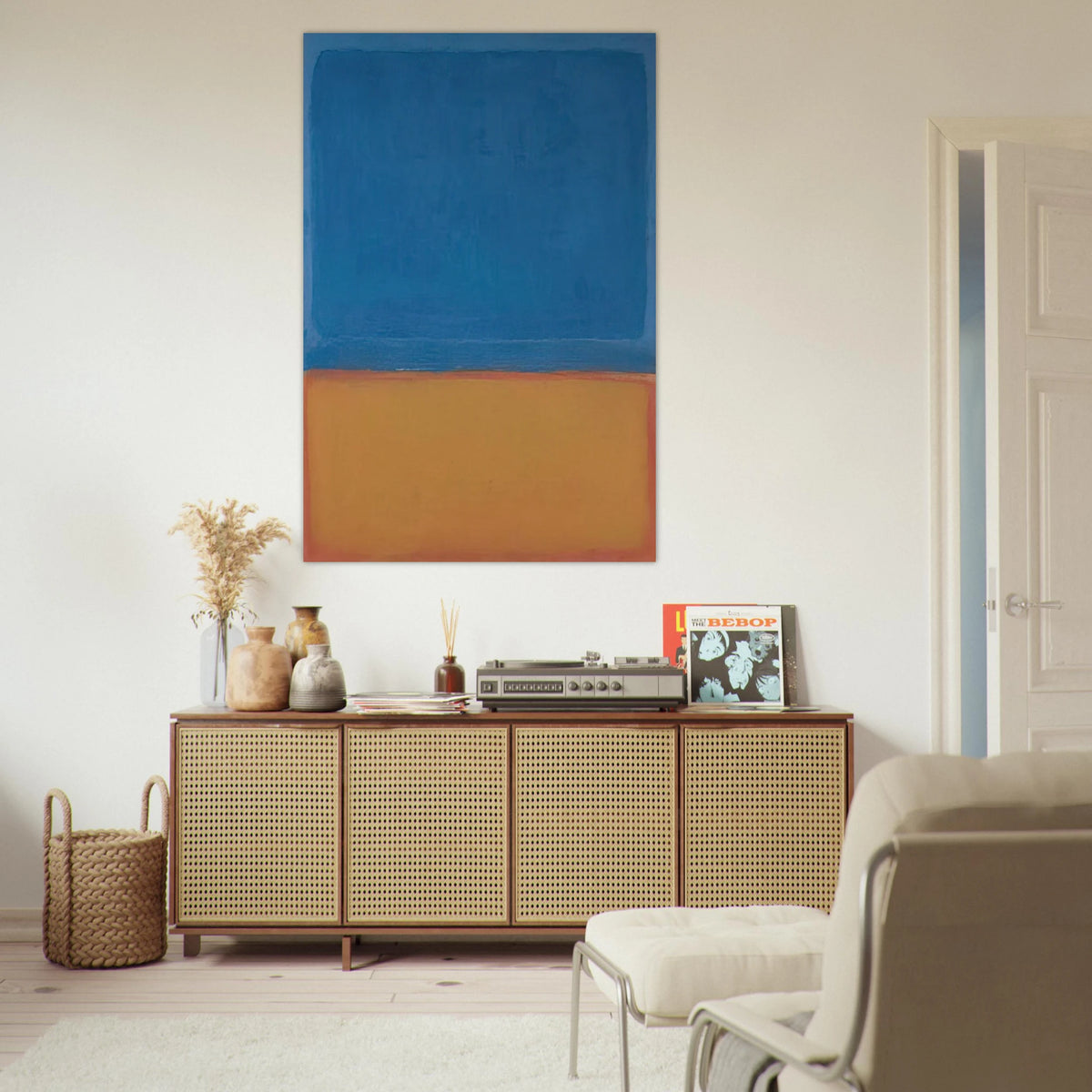 Untitled Red, Blue, Orange - 1955 Poster | Mark Rothko Poster | Rothko Prints