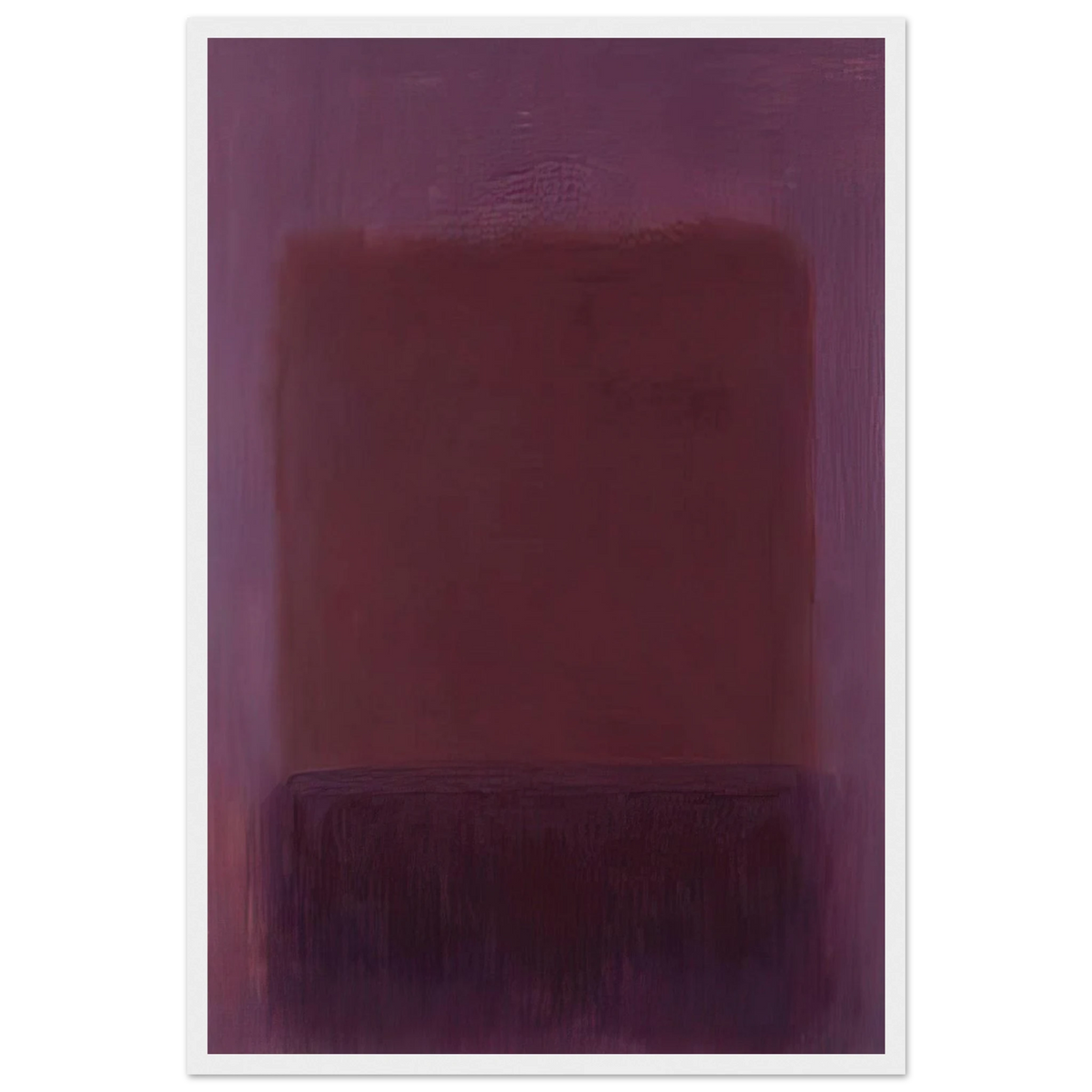 Purple Brown - 1957 Framed Poster | Mark Rothko Framed Prints Wall Art | Rothko Prints