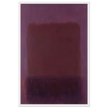 Purple Brown - 1957 Framed Poster | Mark Rothko Framed Prints Wall Art | Rothko Prints