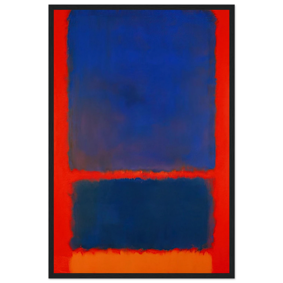 Blue, Orange, Red - 1961 Framed Poster | Mark Rothko Framed Prints Wall Art | Rothko Prints
