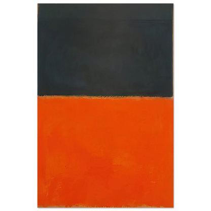 Green and Tangerine on Red - 1956 Poster | Mark Rothko Poster | Rothko Prints