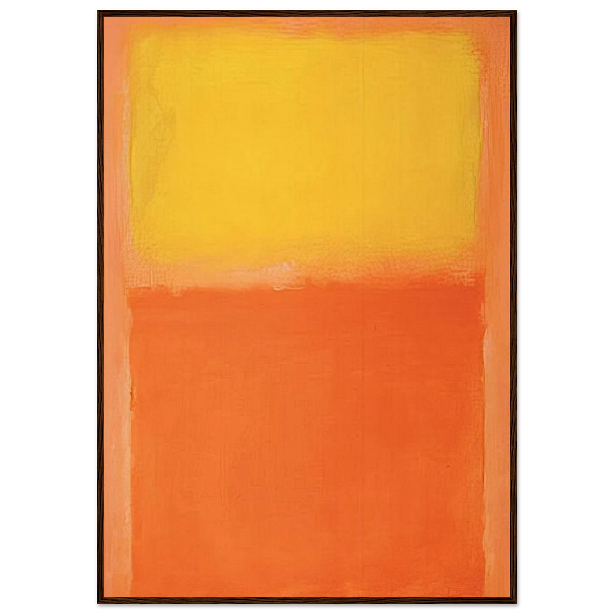 Orange and Yellow - 1956 Framed Poster | Mark Rothko Framed Prints Wall Art | Rothko Prints