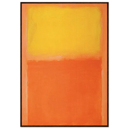 Orange and Yellow - 1956 Framed Poster | Mark Rothko Framed Prints Wall Art | Rothko Prints