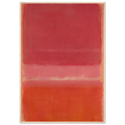 Untitled Red - 1956 Framed Poster | Mark Rothko Framed Prints Wall Art | Rothko Prints
