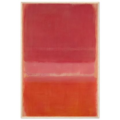 Untitled Red - 1956 Framed Poster | Mark Rothko Framed Prints Wall Art | Rothko Prints