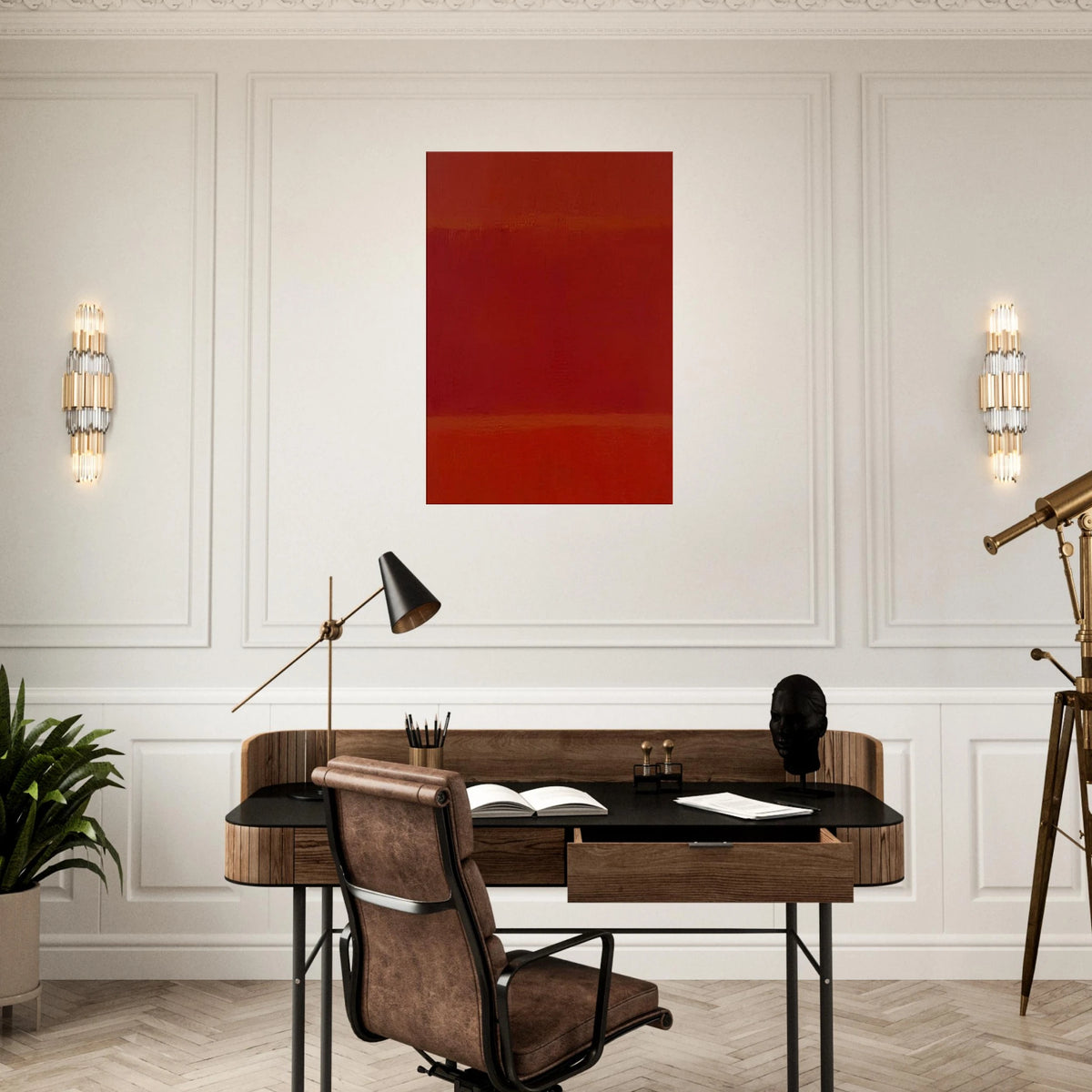 Red and Orange - 1955 Canvas | Mark Rothko Canvas | Rothko Prints