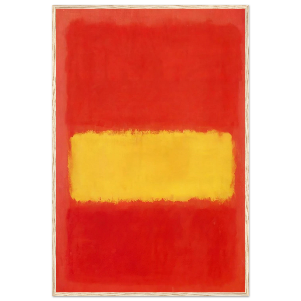 Yellow band - 1956 Framed Poster | Mark Rothko Framed Prints Wall Art | Rothko Prints