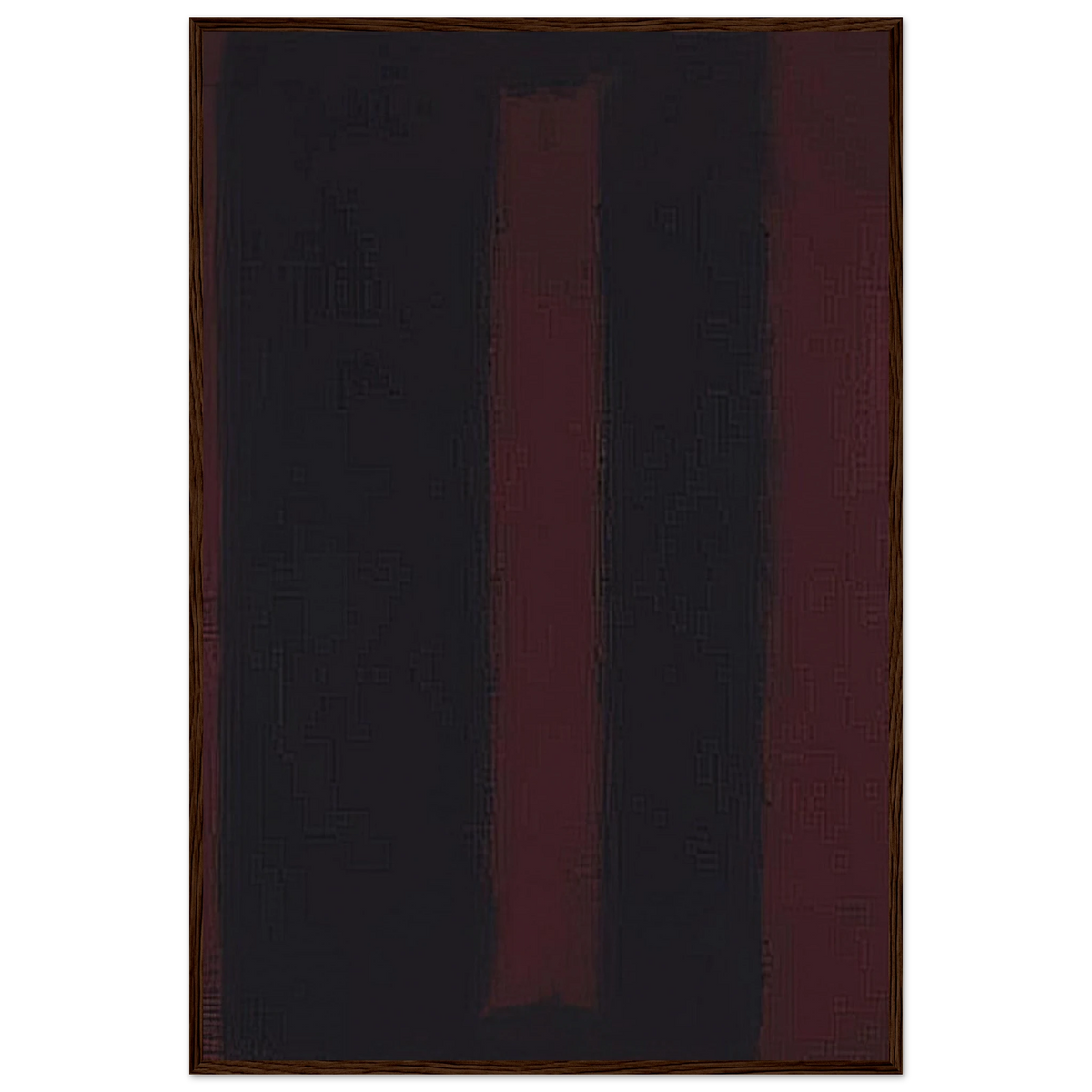 Black on Maroon - 1959 Framed Poster | Mark Rothko Framed Prints Wall Art | Rothko Prints